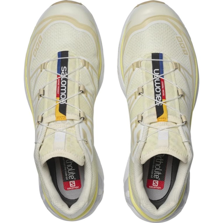 Light Yellow Salomon Xt-6 Men's Sneakers | PH 47209V